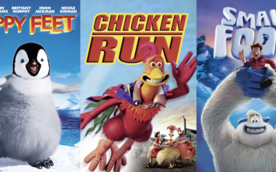 Welke film wordt het: Happy Feet, Chicken Run of Small Foot?