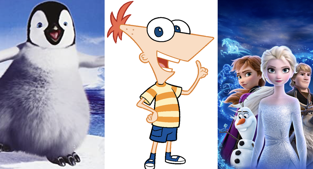 Kinderfilm: Frozen 2, Happy Feet of Phineas And Ferb?