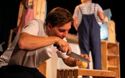 Soep maken op het podium van Theater ‘t Web