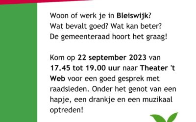 Gemeenteraad Lansingerland bezoekt Theater ‘t Web