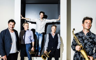 Saxofoonkwartet Artvark tijdens La La Lansingerland in Theater ‘t Web