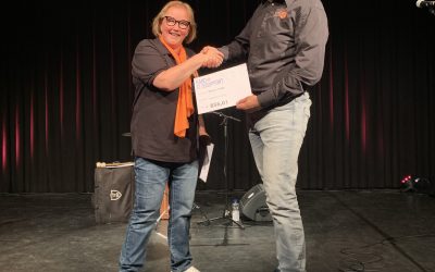 Mooie cheque van de Rabobank