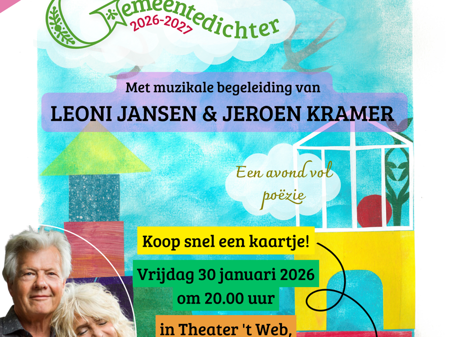 Wie is de nieuwe gemeentedichter?